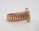 Rolex Day-Date 36 mm President Rose Gold Green Aventurine Diamond Dial Fluted Bezel - 128235 - 图片 5
