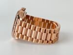 Rolex Day-Date 40 Rose Gold Chocolate Diamond Dial & Fluted Bezel President Bracelet 228235 - - 图片 6