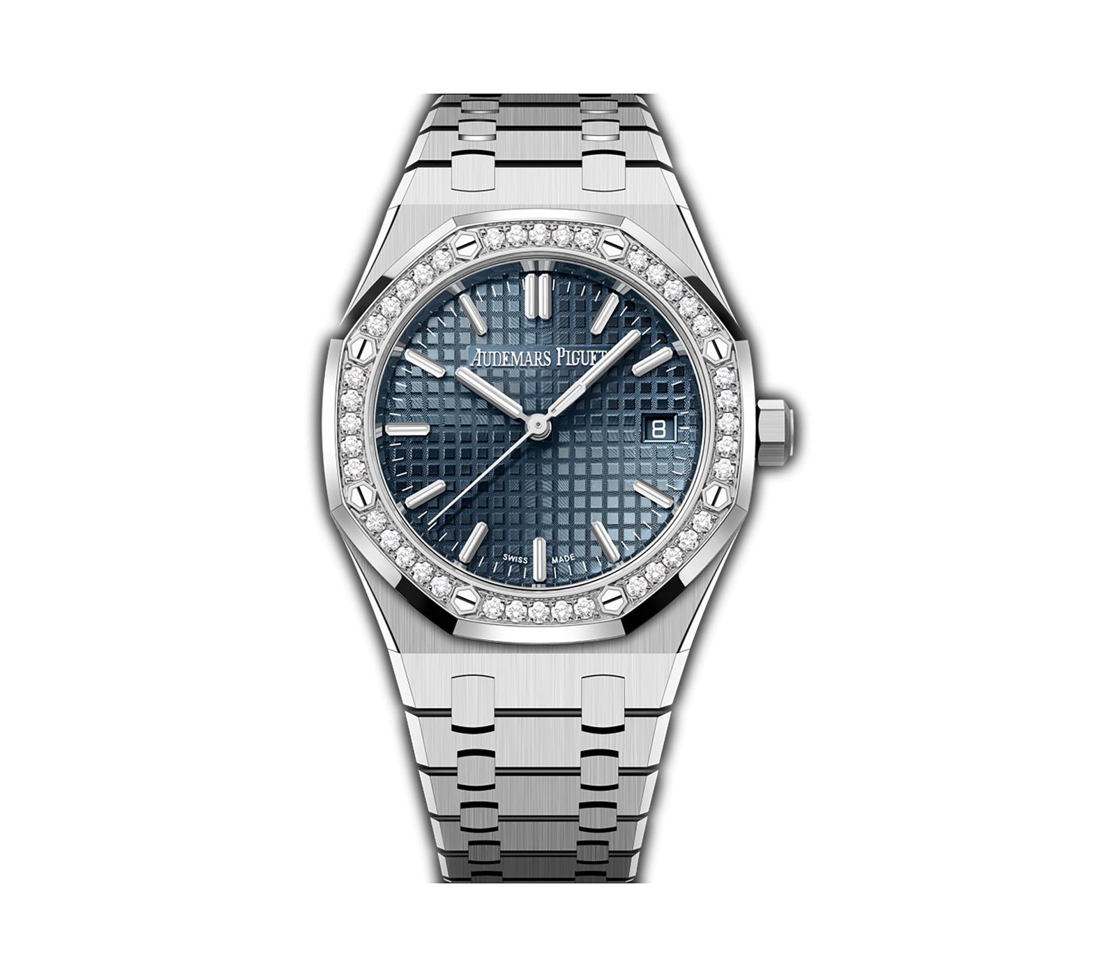 AP-77451ST.ZZ_.1361ST.04.jpg 34mm Steel Diamond Bezel Blue Dial Auto - 图片 1