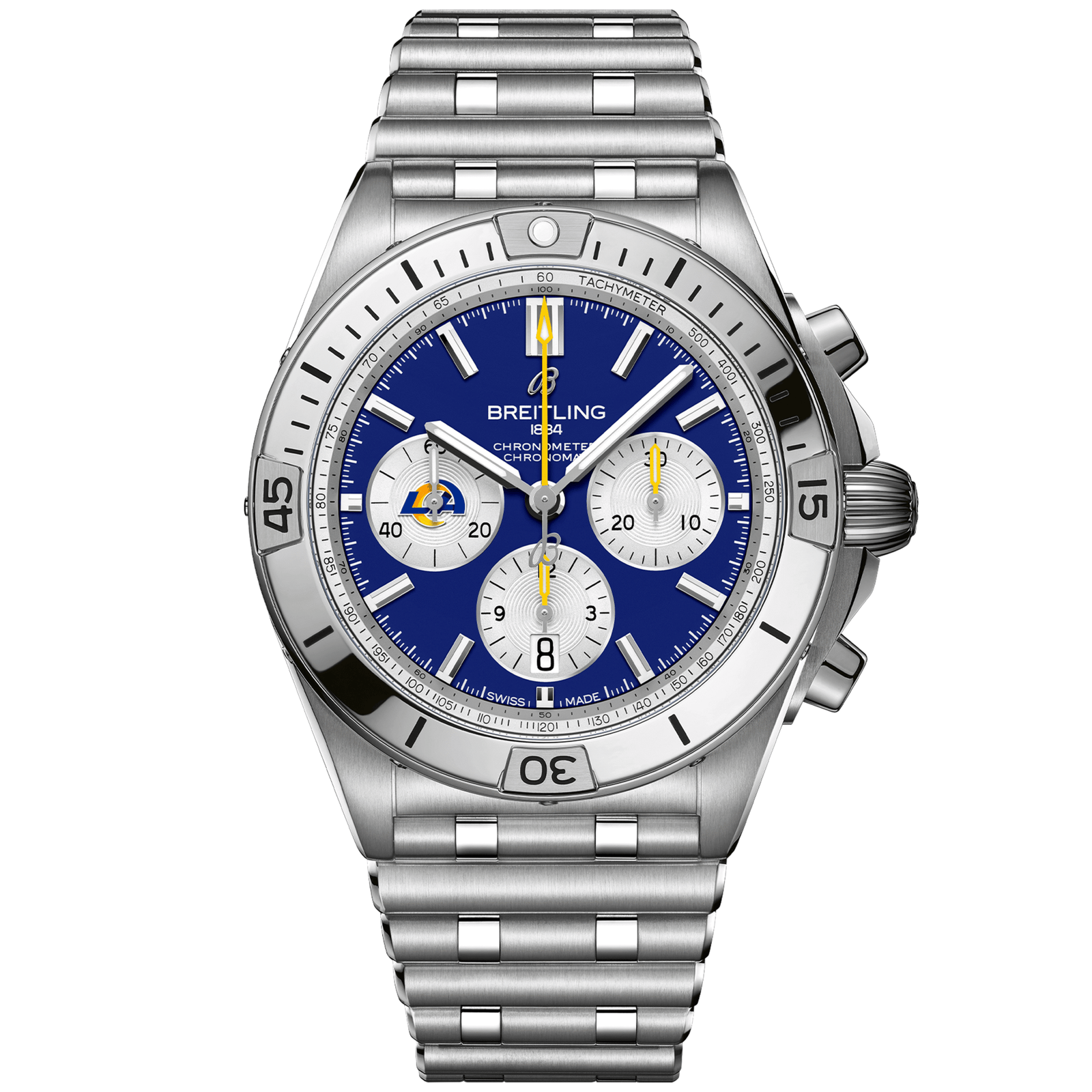 Chronomat_B0142_AB01342B1C9A1_STEEL_LOS_ANGELES_RAMS_DIGITAL-scaled-1.png Chronomat B01 42 NFL Los Angeles Rams Edition AB01342B1C9A1 - 图片 1