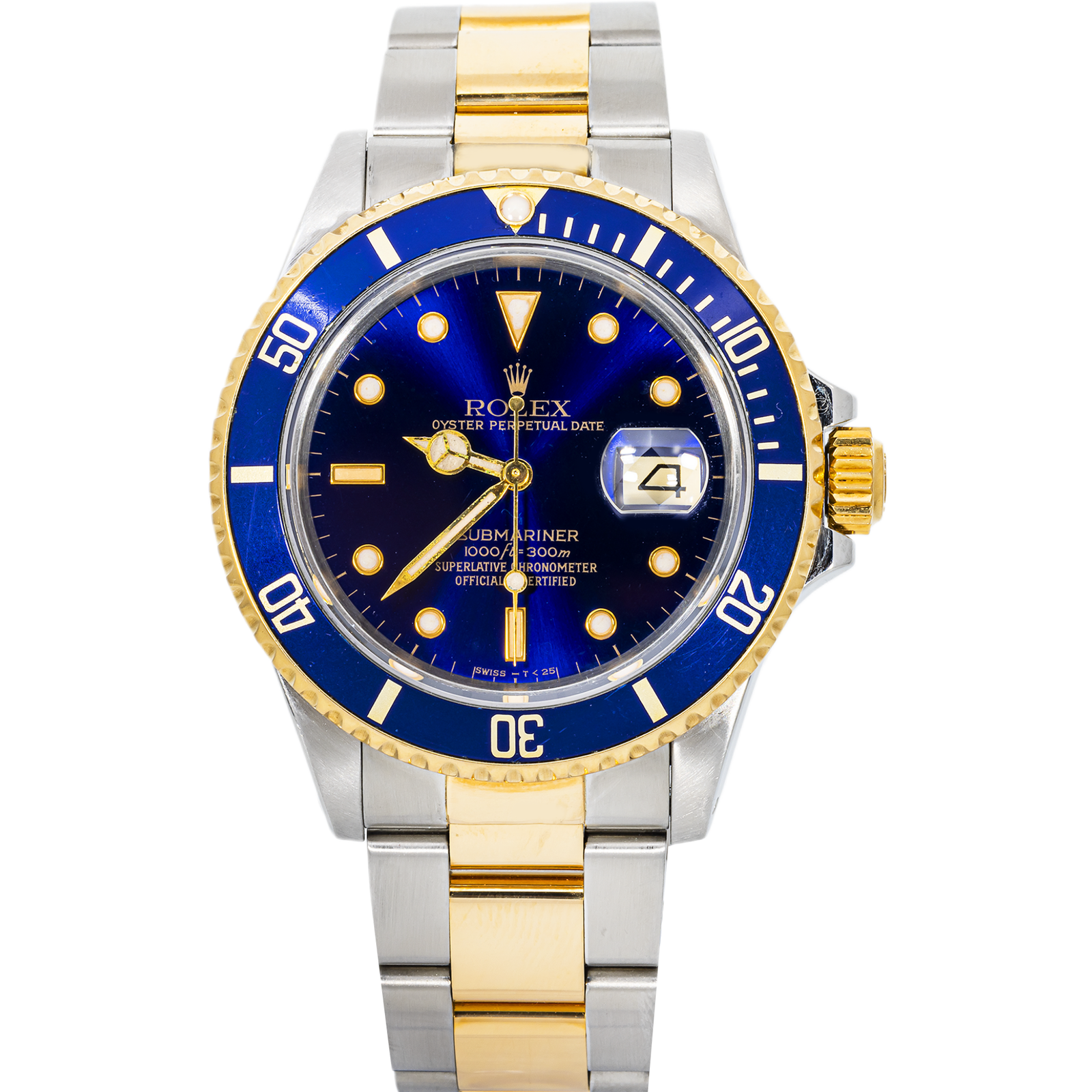 IMG_8183.png Rolex Submariner 16803 – Two-Tone Steel & 18k Gold Blue Dial / Blue Bezel - 图片 1