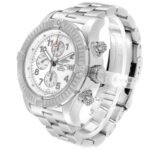 Breitling Super Avenger A13370 White Dial Chronograph Steel Mens Watch - 图片 4