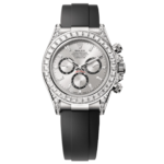 Rolex Cosmograph Daytona – 18k White Gold with Diamond Bezel Ref. 126539TBR-0002