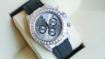 Rolex Cosmograph Daytona – 18k White Gold with Diamond Bezel Ref. 126539TBR-0002 - 图片 7