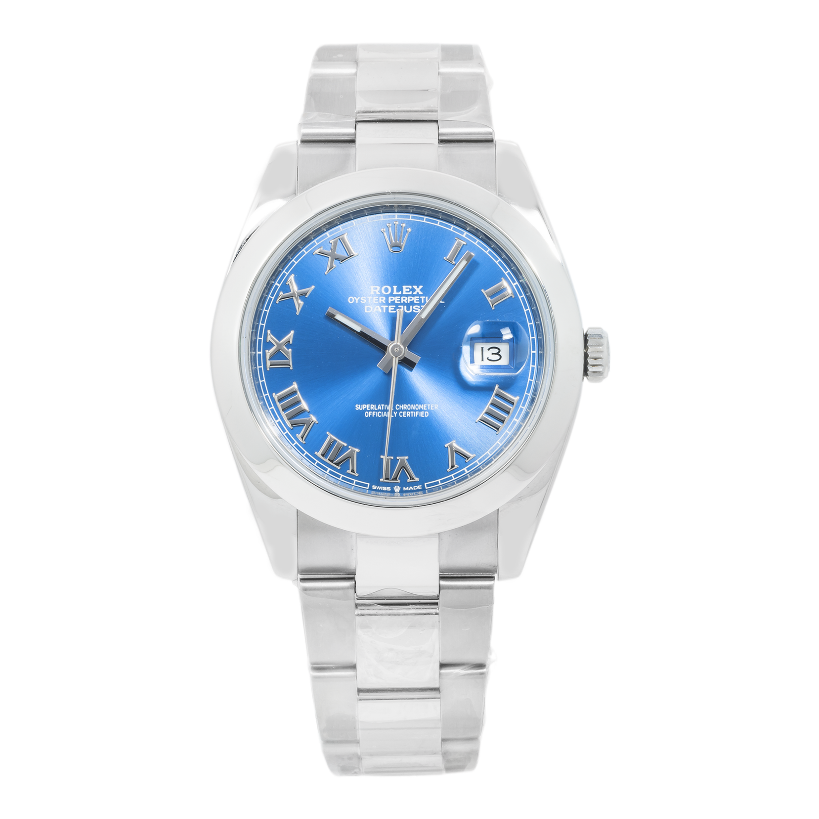 Pre-Owned-Rolex-Datejust-41-Blue-Roman-Dial-Ref-126300-Smooth-Bezel-Steel-Mens-Watch-JD-Watches-NY.png Rolex Datejust 41 Blue Roman Dial Ref 126300 Smooth Bezel Steel Mens Watch - 图片 1