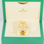Rolex Day Date II President Yellow Gold Diamond and Ruby Dial 218238 - 图片 5
