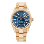 Rolex Sky Dweller Rose Gold with Blue Index Dial Oyster Bracelet 336935
