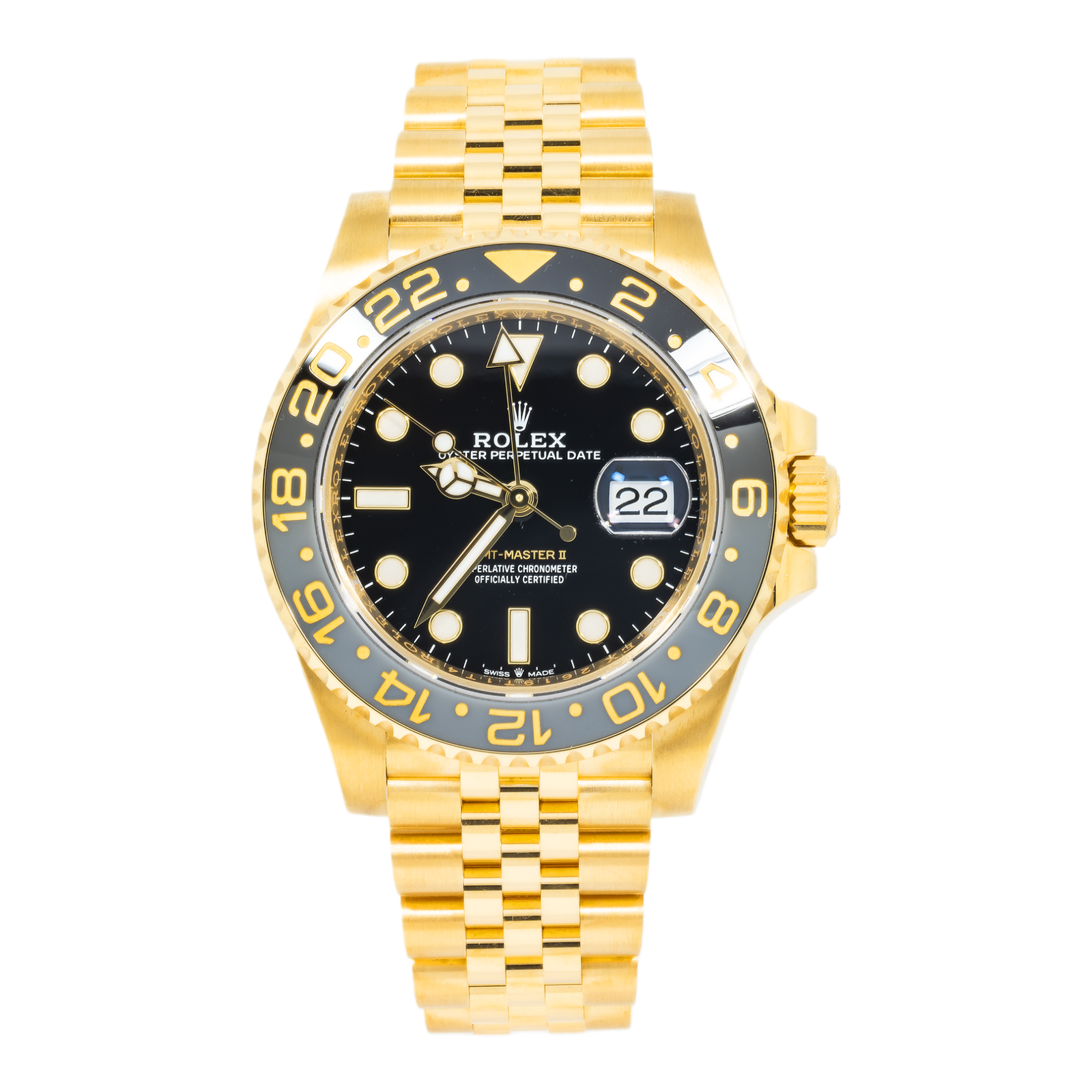 Pre-Owned-Rolex-Yellow-Gold-GMT-Master-II-126718GRNR-with-Jubilee-Bracelet-JD-Watches-NY.png Rolex Yellow Gold GMT Master II 126718GRNR with Jubilee Bracelet - 图片 1