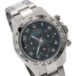 Rolex Cosmograph Daytona 40MM 116509 Black Arabic Dial 18K White Gold Bezel Stainless Steel Oyster Bracelet - 图片 2