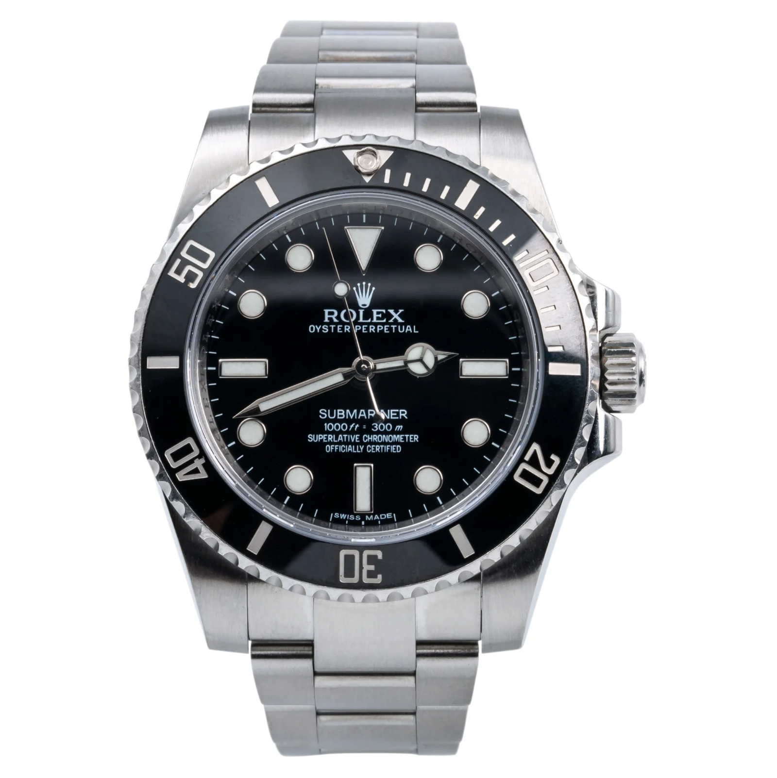 Screenshot2025-10-24at3.22.17PM.png Rolex Submariner 40mm Black Dial Black Ceramic Bezel – Ref. 114060 - 图片 1