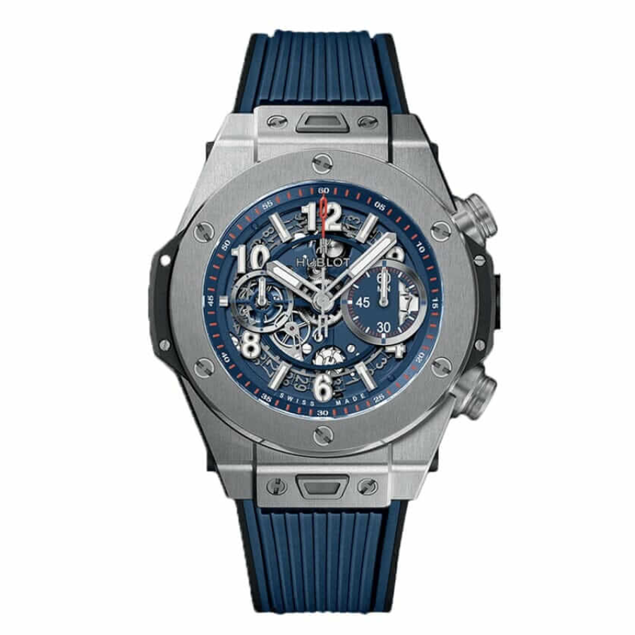 Hublot-Transparent-Blue-Replica-1.webp Hublot Big Bang Unico 411.JX.4802.RT “Sapphire” Elite Super Clone - 图片 1